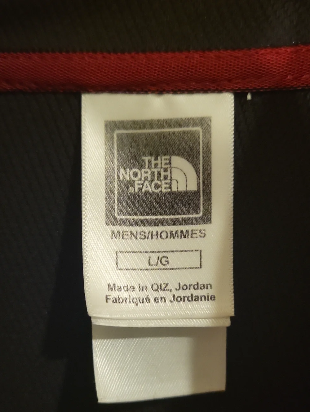 Men's North Face Long Sleeved 1/4 Zip Size Large